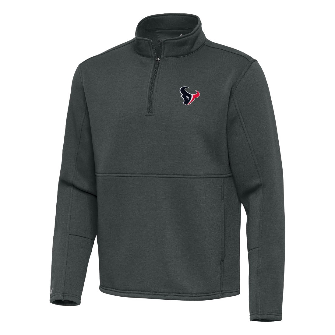 Houston Texans Antigua Twist Quarter-Zip Pullover Jacket - Pewter outlet
