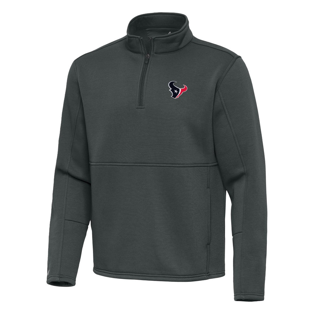 Houston Texans Antigua Twist Quarter-Zip Pullover Jacket - Pewter outlet