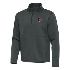 Houston Texans Antigua Twist Quarter-Zip Pullover Jacket - Pewter outlet