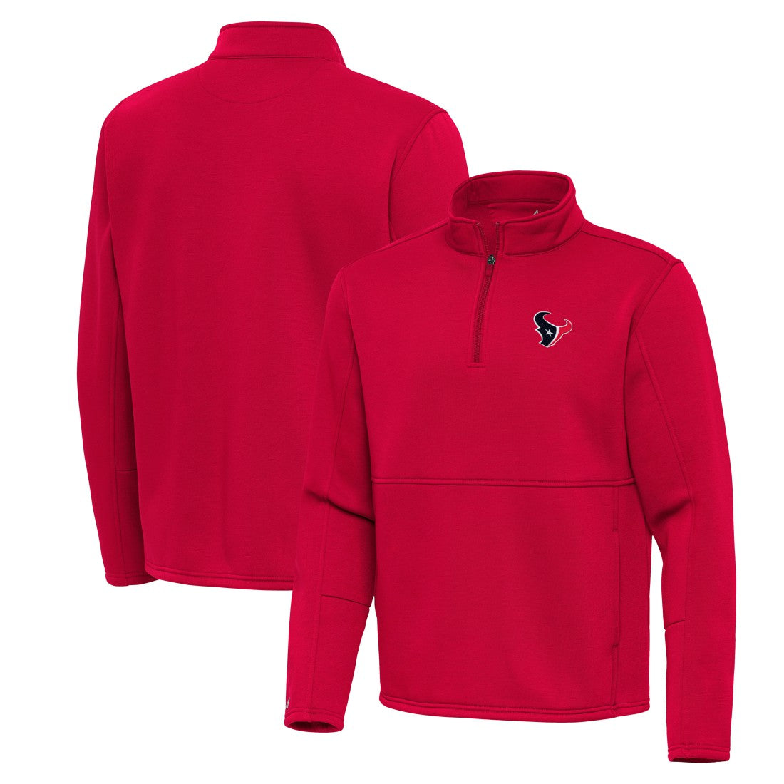 Houston Texans Antigua Twist Quarter-Zip Pullover Jacket - Red for sale