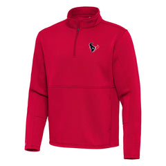 Houston Texans Antigua Twist Quarter-Zip Pullover Jacket - Red for sale