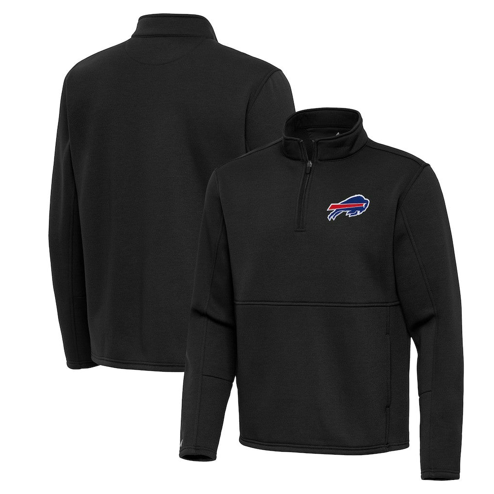 Buffalo Bills Antigua Twist Quarter-Zip Pullover Jacket - Black outlet