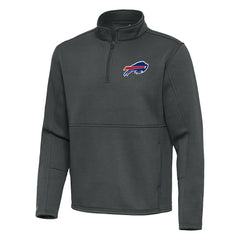 Buffalo Bills Antigua Twist Quarter-Zip Pullover Jacket - Pewter cheap