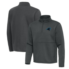 Carolina Panthers Antigua Twist Quarter-Zip Pullover Jacket - Pewter online