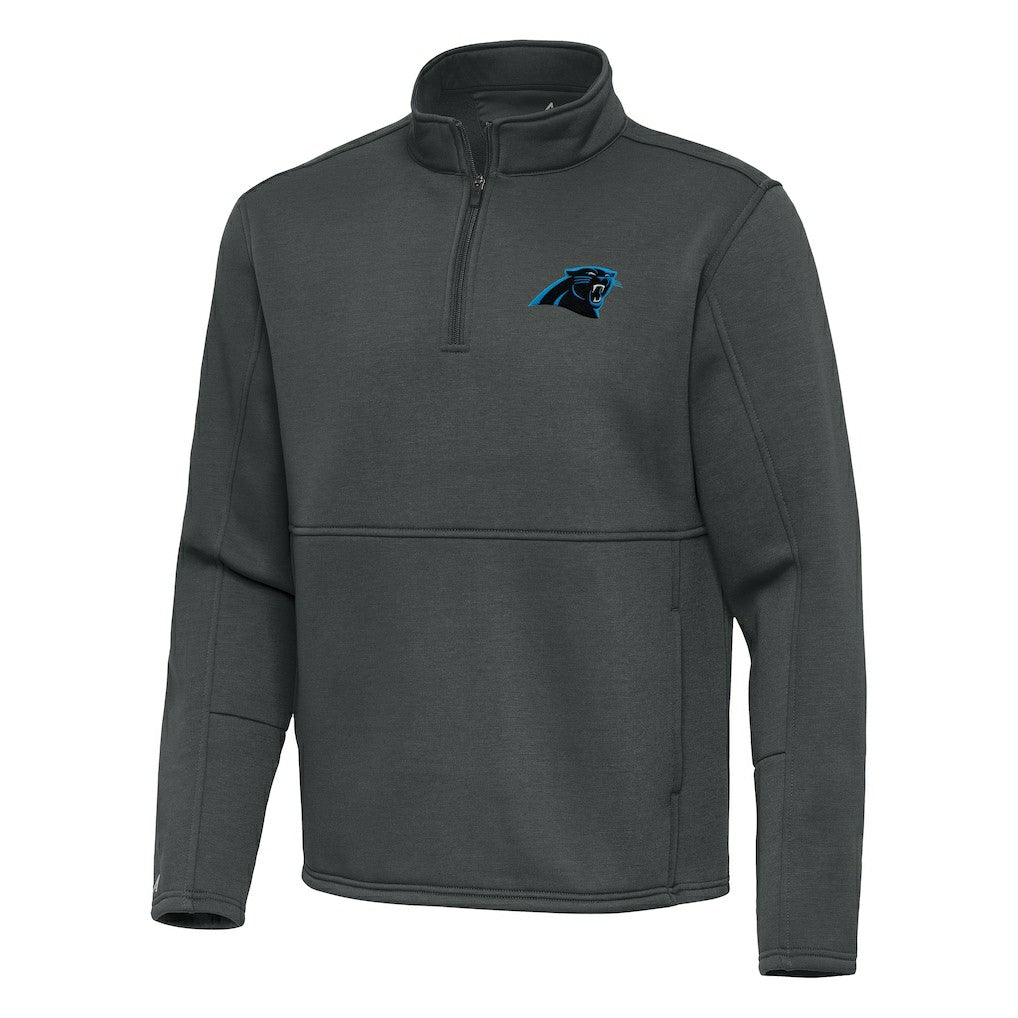 Carolina Panthers Antigua Twist Quarter-Zip Pullover Jacket - Pewter online