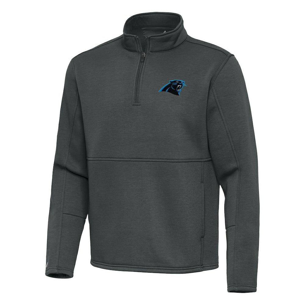 Carolina Panthers Antigua Twist Quarter-Zip Pullover Jacket - Pewter online