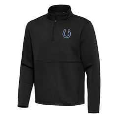 Indianapolis Colts Antigua Twist Quarter-Zip Pullover Jacket - Black outlet