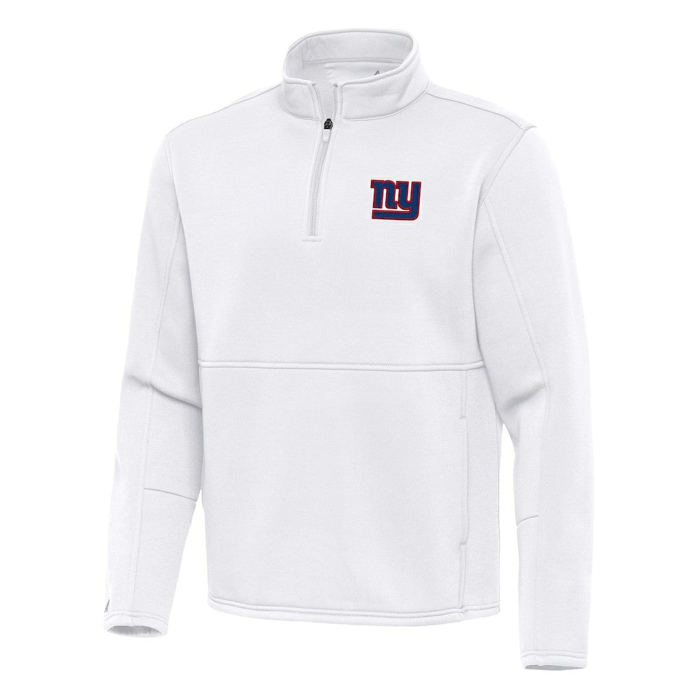 New York Giants Antigua Twist Quarter-Zip Pullover Jacket - White outlet
