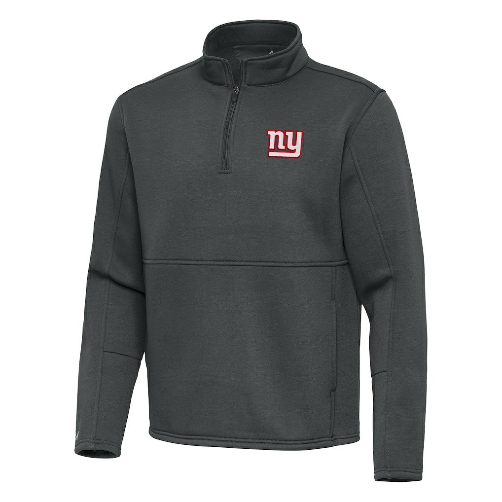 New York Giants Antigua Twist Quarter-Zip Pullover Jacket - Pewter outlet