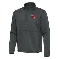 New York Giants Antigua Twist Quarter-Zip Pullover Jacket - Pewter outlet