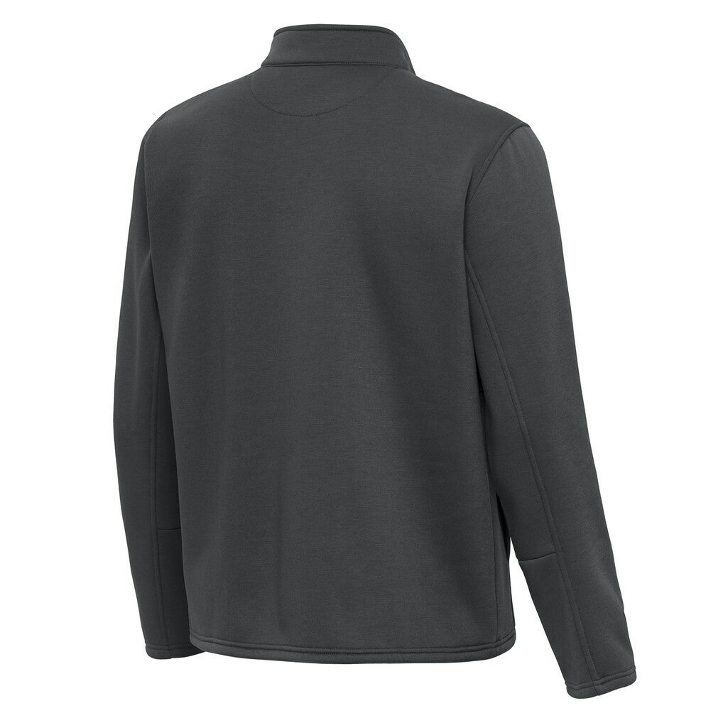 Pittsburgh Steelers Antigua Twist Quarter-Zip Pullover Jacket - Pewter on sale