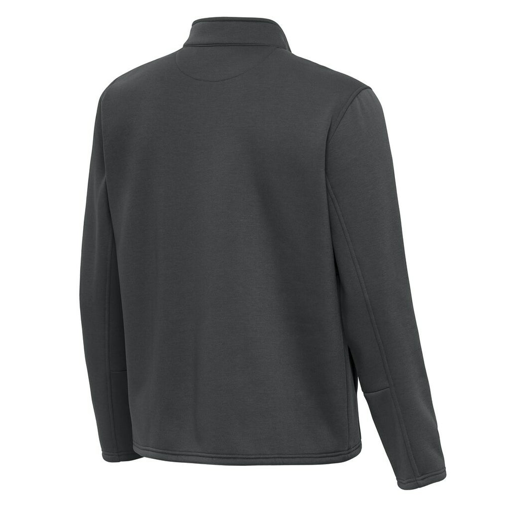 Pittsburgh Steelers Antigua Twist Quarter-Zip Pullover Jacket - Pewter on sale