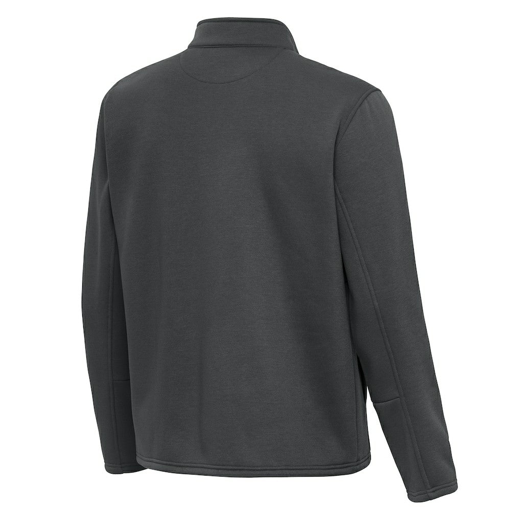 Kansas City Chiefs Antigua Twist Quarter-Zip Pullover Jacket - Pewter outlet