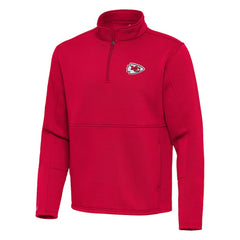Kansas City Chiefs Antigua Twist Quarter-Zip Pullover Jacket - Red sale
