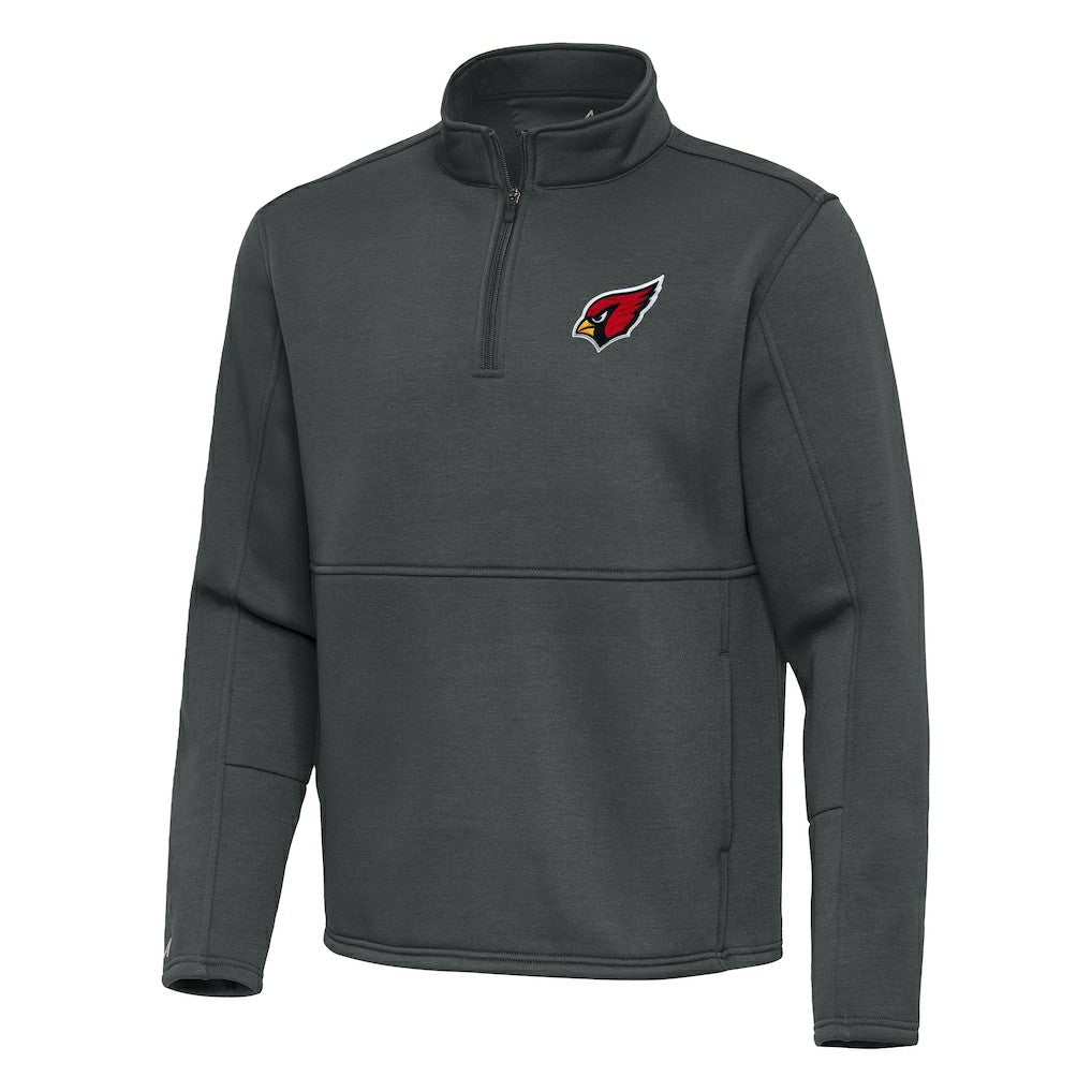 Arizona Cardinals Antigua Twist Quarter-Zip Pullover Jacket - Pewter for sale
