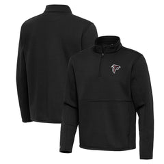 Atlanta Falcons Antigua Twist Quarter-Zip Pullover Jacket - Black discount