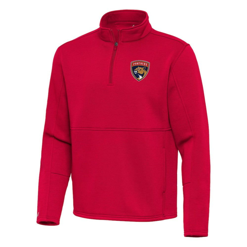 Florida Panthers Antigua Twist Quarter-Zip Pullover Jacket - Red Pullover