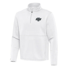 Los Angeles Kings Antigua Twist Quarter-Zip Pullover Jacket - White Pullover