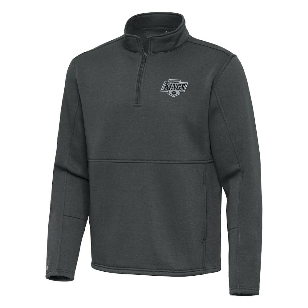 Los Angeles Kings Antigua Twist Quarter-Zip Pullover Jacket - Silver Pullover