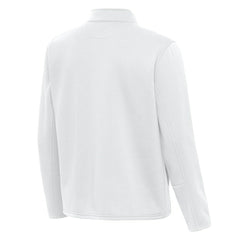 Pittsburgh Penguins Antigua Twist Quarter-Zip Pullover Jacket - White Pullover