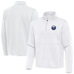Buffalo Sabres Antigua Twist Quarter-Zip Pullover Jacket - White Pullover
