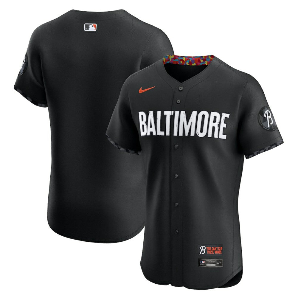 Baltimore Orioles City Connect  Elite Jersey Black