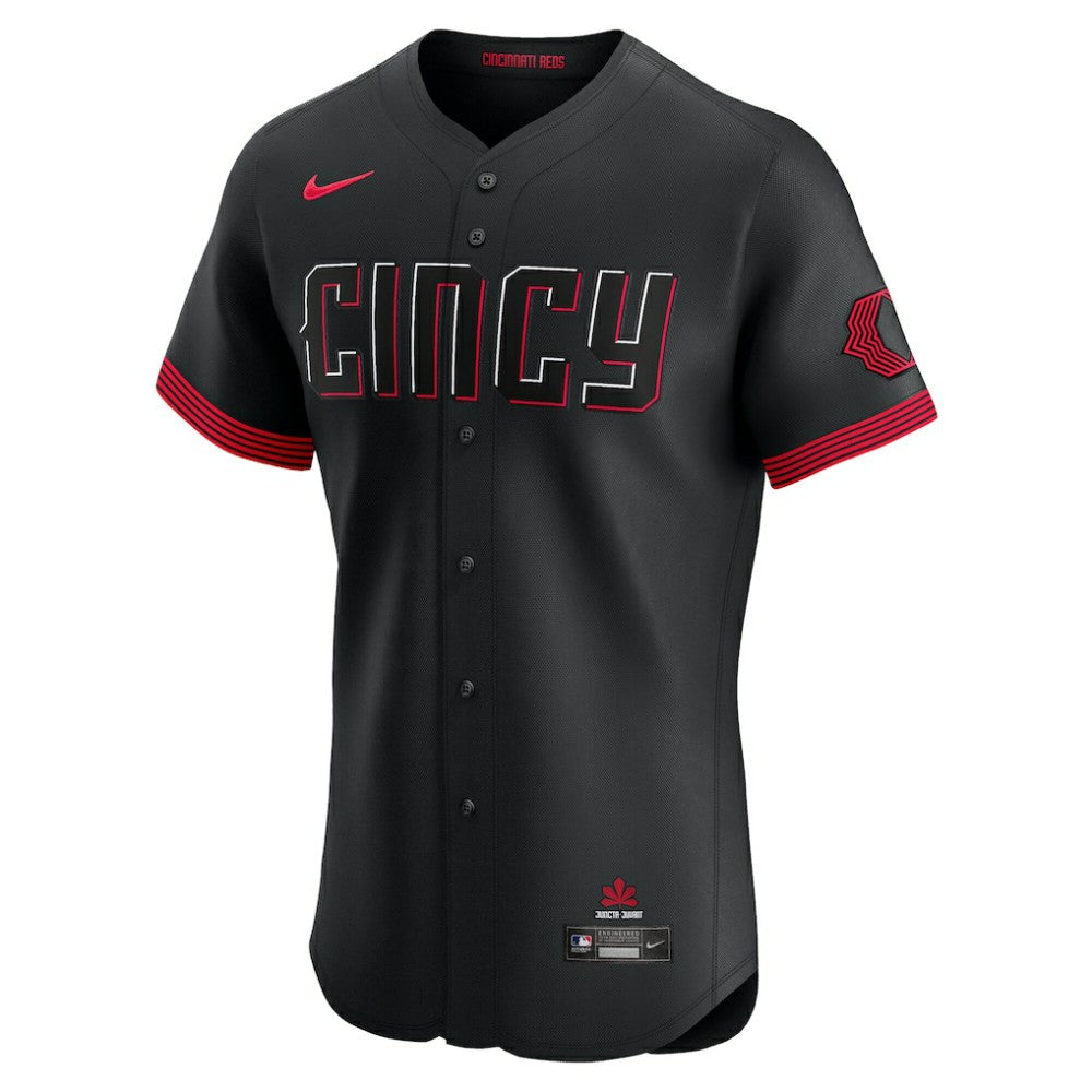 Cincinnati Reds City Connect  Elite Jersey Black