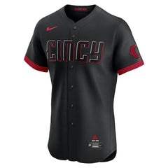 Cincinnati Reds City Connect  Elite Jersey Black