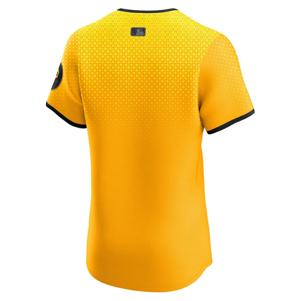 Pittsburgh Pirates City Connect  Elite Jersey Gold