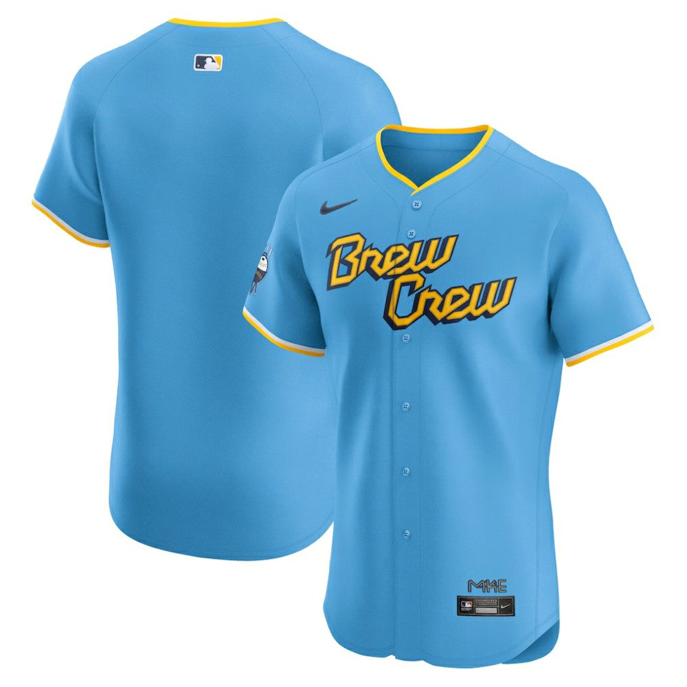 Milwaukee Brewers City Connect  Elite Jersey Powder Blue
