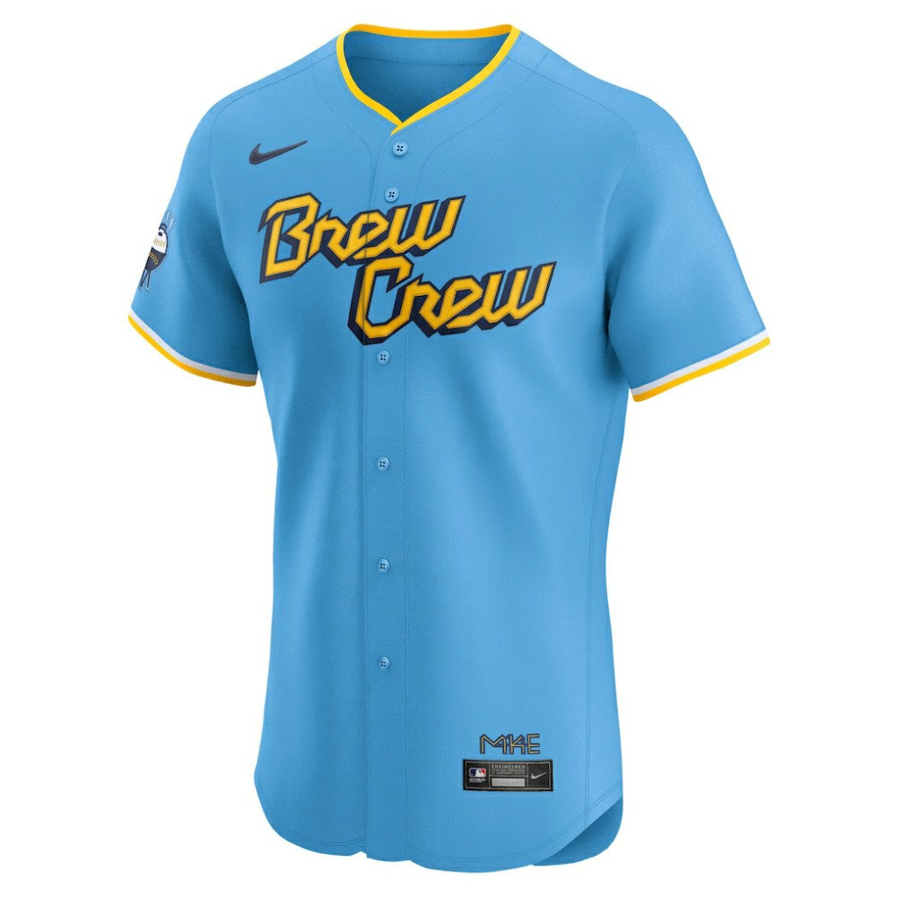 Milwaukee Brewers City Connect  Elite Jersey Powder Blue