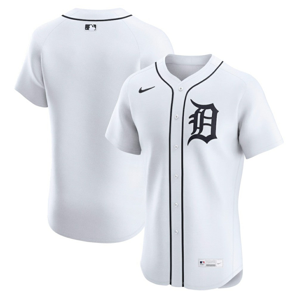 Detroit Tigers Home Elite Jersey White