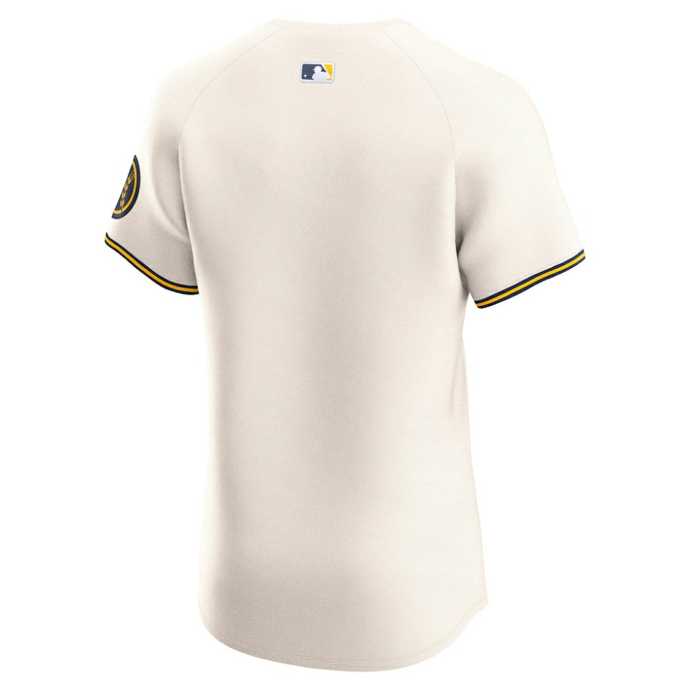 Milwaukee Brewers Home Elite Jersey Cream