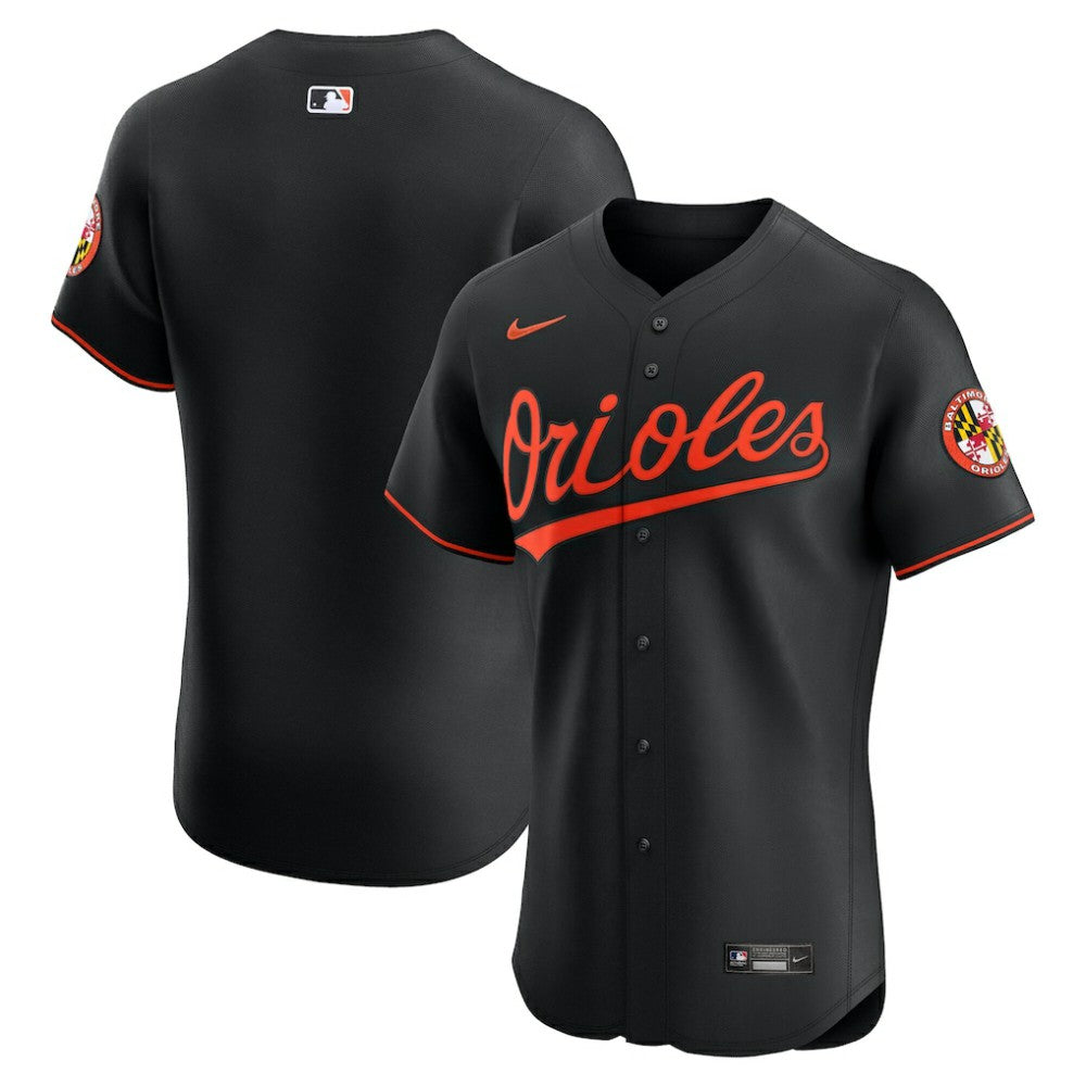 Baltimore Orioles Alternate  Elite Jersey Black