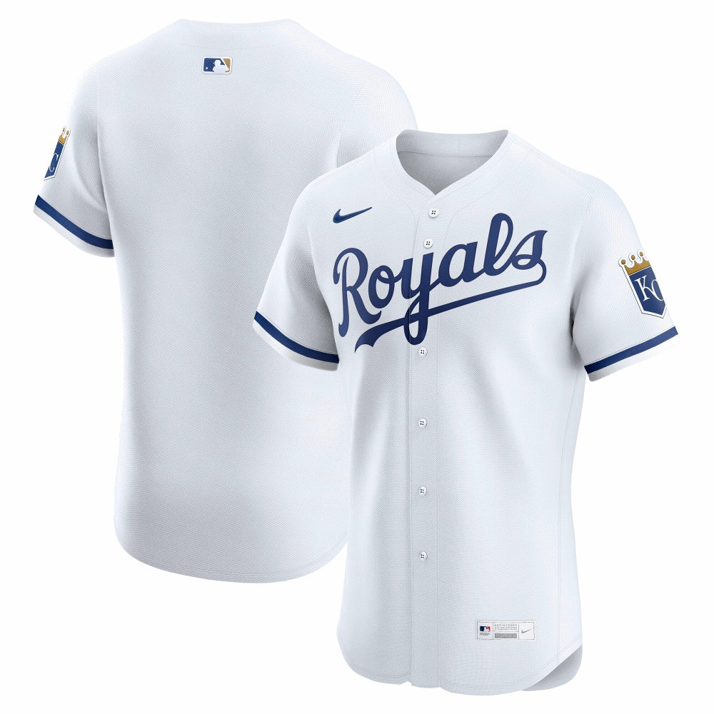 Kansas City Royals Home Elite Jersey White