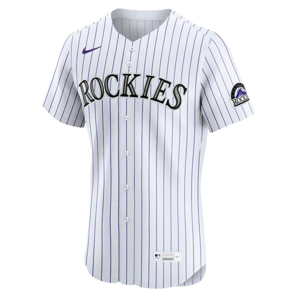 Colorado Rockies Home Elite Jersey White