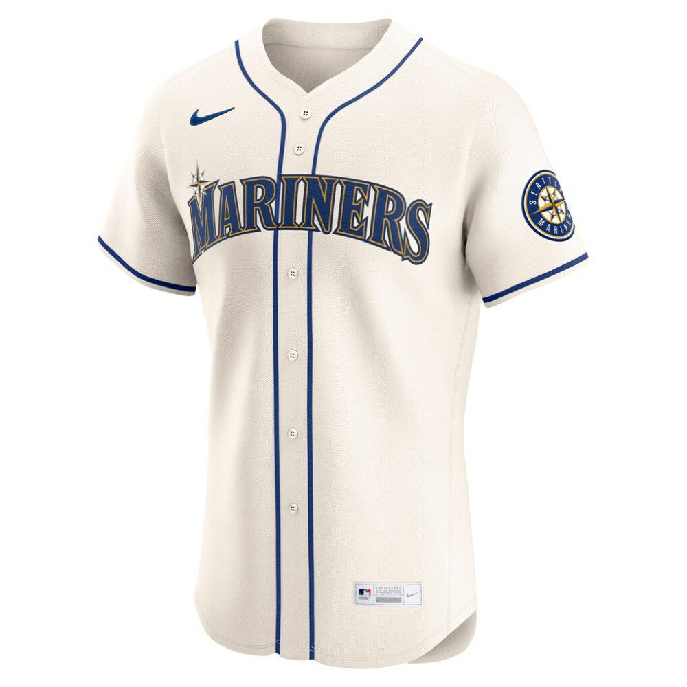 Julio Rodríguez Seattle Mariners Alternate 2 Elite Player Jersey Cream