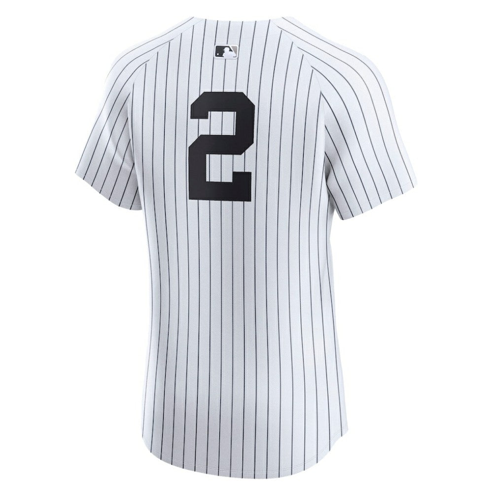 Derek Jeter New York Yankees Home Elite Player Jersey White