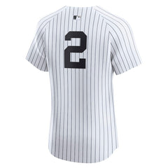 Derek Jeter New York Yankees Home Elite Player Jersey White