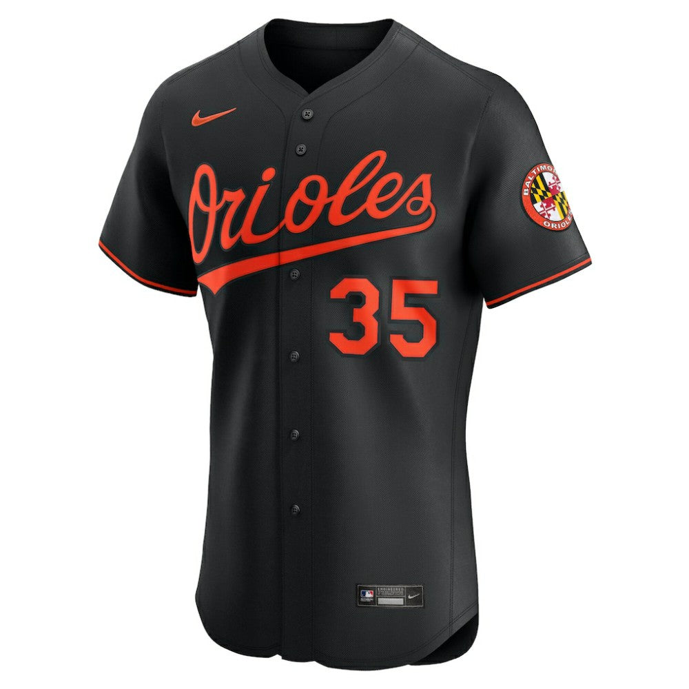 Adley Rutschman Baltimore Orioles Alternate Elite Jersey Black