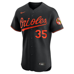 Adley Rutschman Baltimore Orioles Alternate Elite Jersey Black