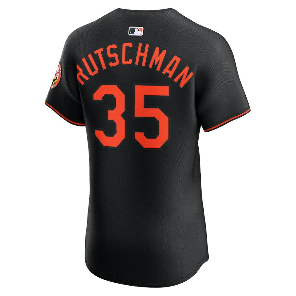 Adley Rutschman Baltimore Orioles Alternate Elite Jersey Black