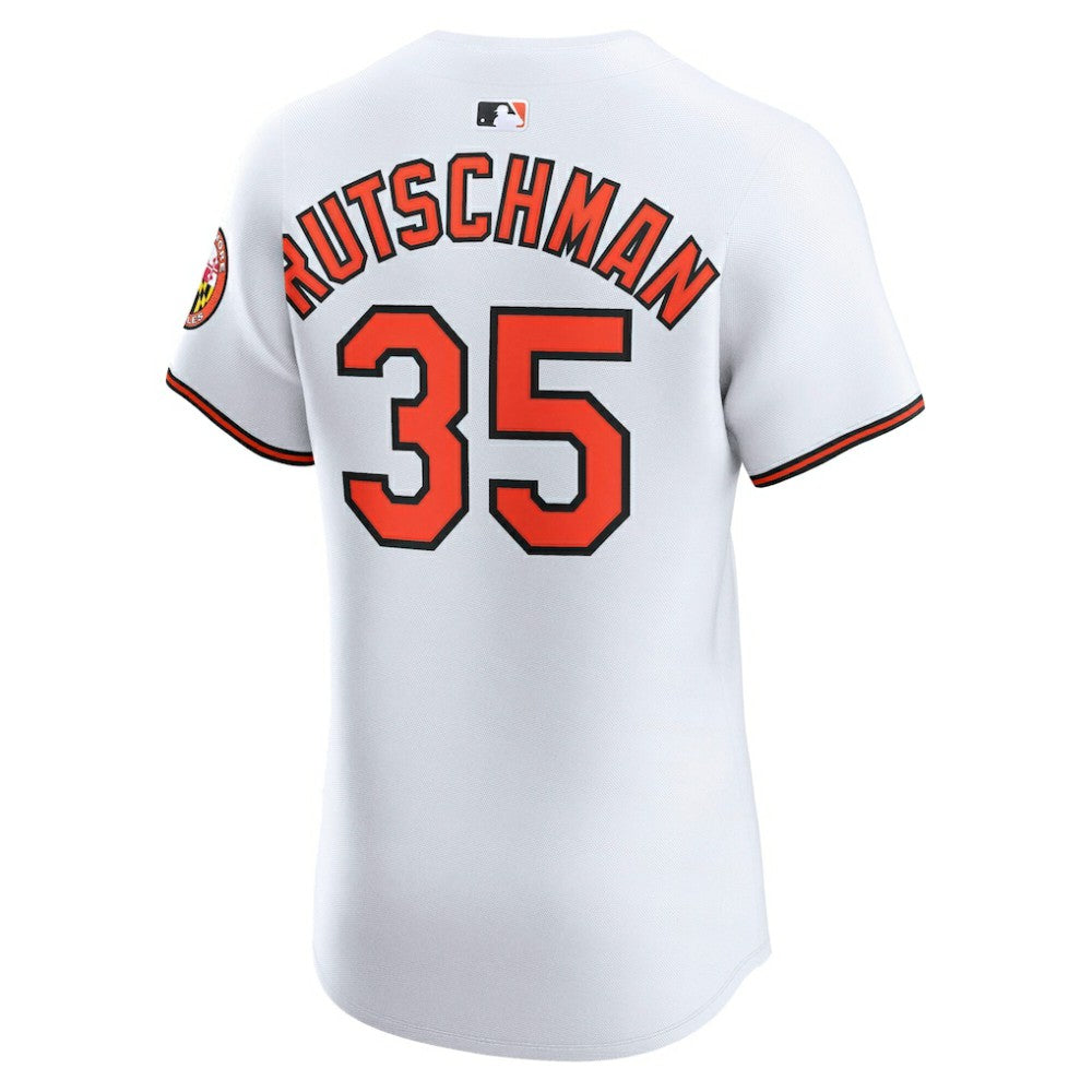 Adley Rutschman Baltimore Orioles Home Elite Jersey White