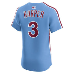 Bryce Harper Philadelphia Phillies Alternate Elite Jersey Light Blue