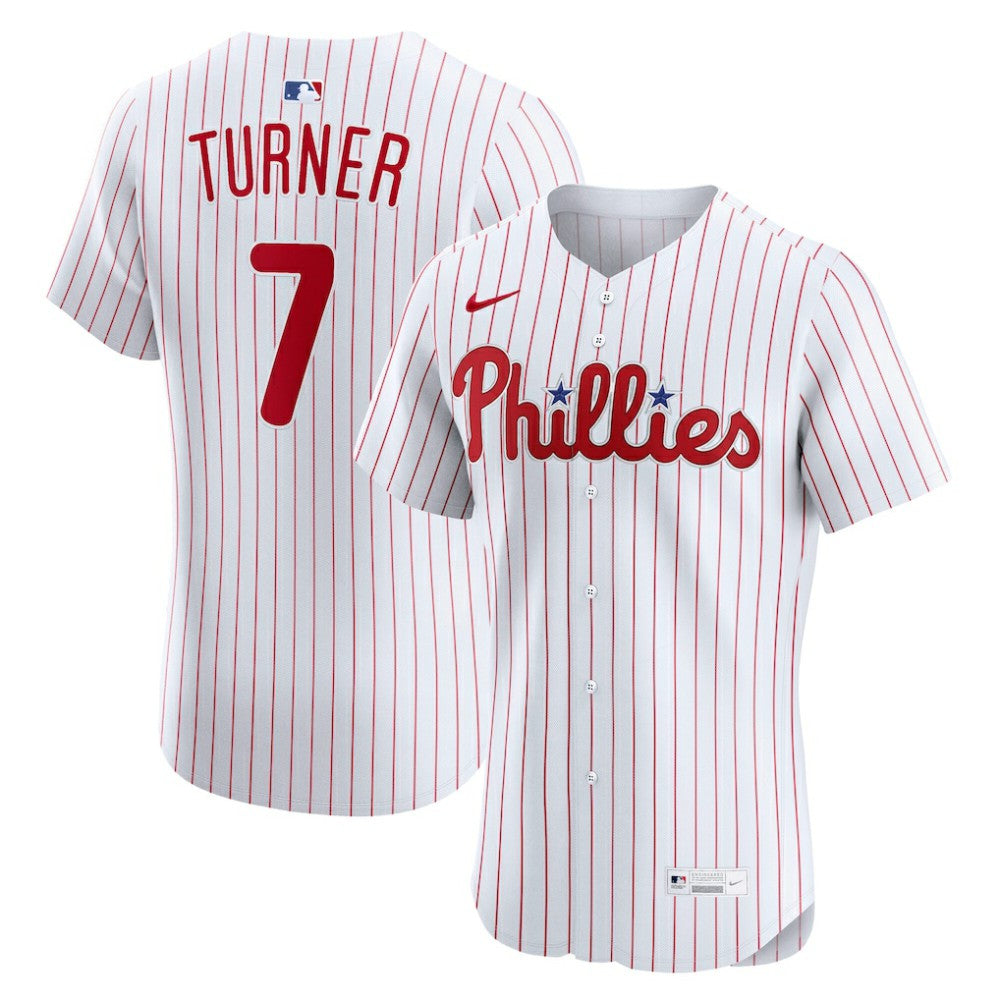 Trea Turner Philadelphia Phillies Home Elite Jersey White