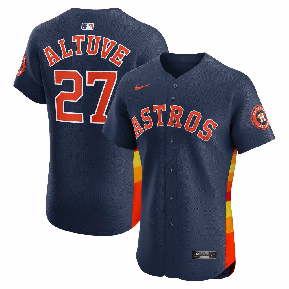 Jose Altuve Houston Astros Alternate 2 Elite Player Jersey Navy