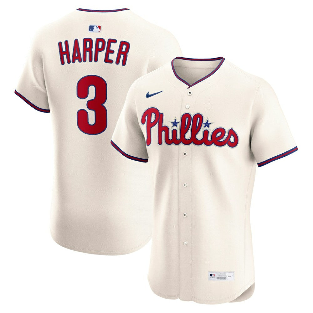 Bryce Harper Philadelphia Phillies Alternate 2 Elite Jersey Cream