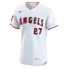 Mike Trout Los Angeles Angels Home ElitePlayer  Jersey White
