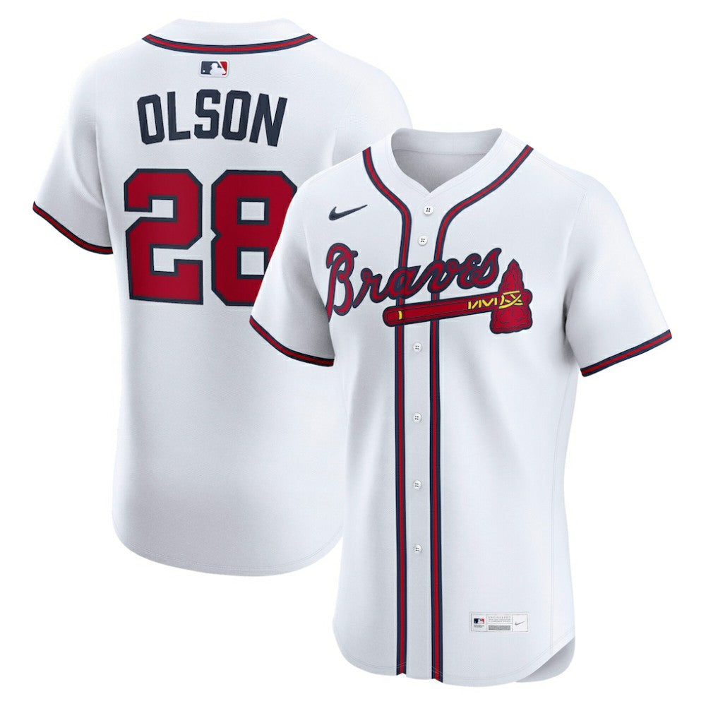 Matt Olson Atlanta Braves Home Elite Player Jersey White
