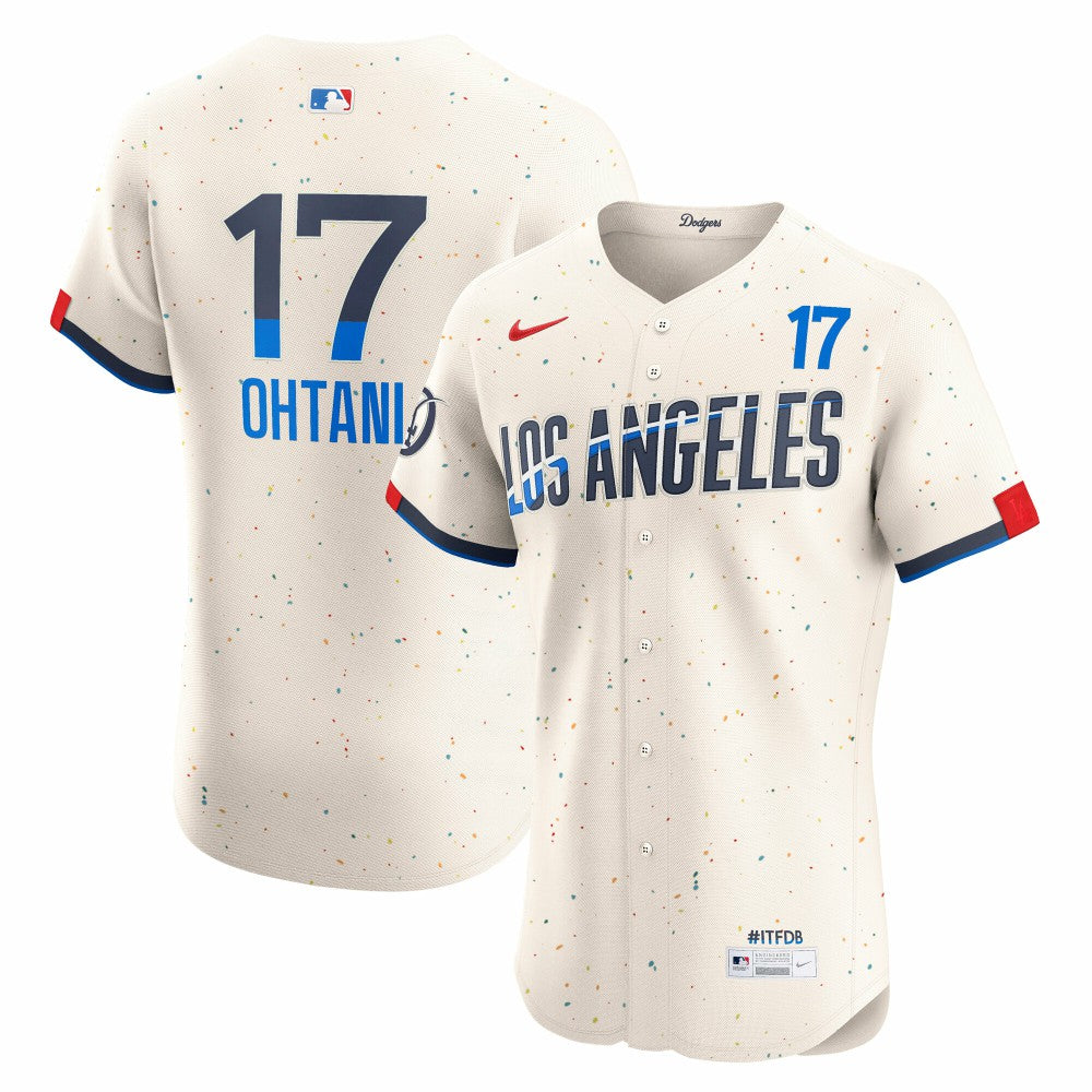 Shohei Ohtani Los Angeles Dodgers City Connect Elite Jersey Cream